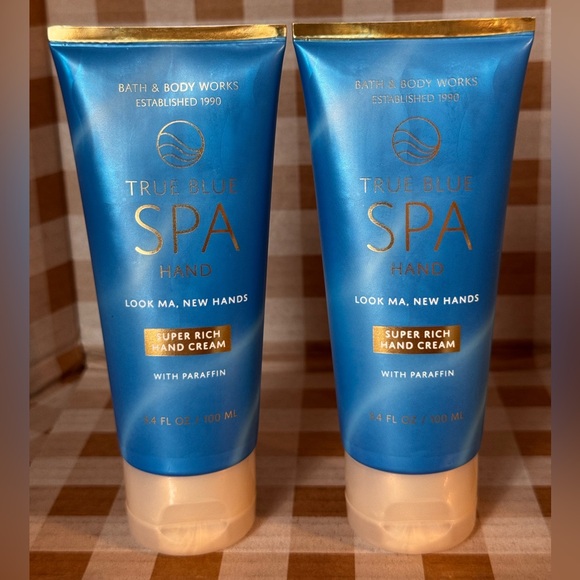 NEW B&BW(2)True Blue Spa Super Rich Hand Cream with Paraffin , 3.4 oz each - Picture 2 of 4